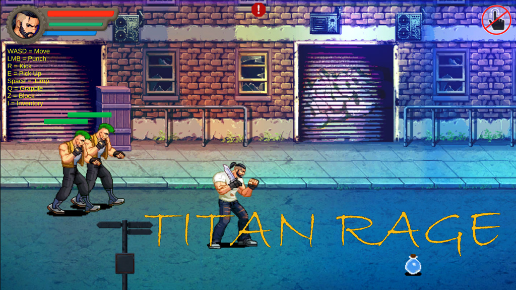 Titan Rage Fighting Game